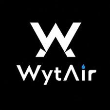 WytAir with device of W logo