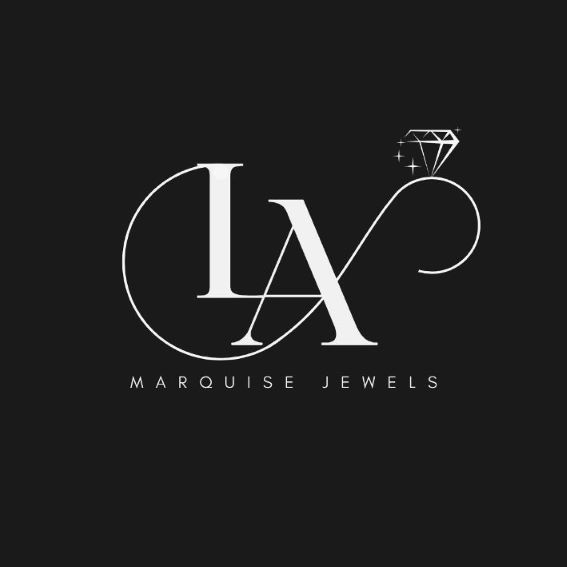 LA with Diamond MARQUISE JEWELS logo
