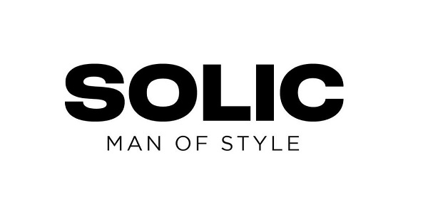 SOLIC with a tagline MAN OF STYLE logo