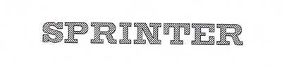 SPRINTER logo