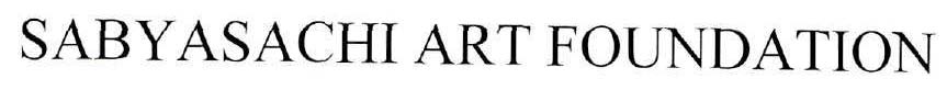 SABYASACHI ART FOUNDATION logo