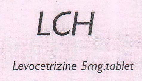 Levocetrizine 5mg.tablet logo