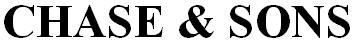 CHASE & SONS logo