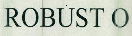 ROBUST O logo