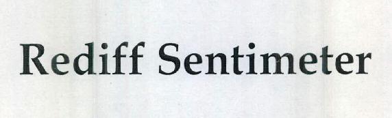 Rediff Sentimeter logo