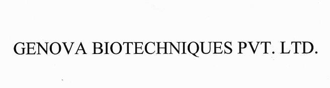 GENOVA BIOTECHNIQUES PVT. LTD. logo