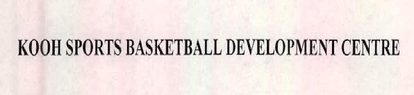 KOOH SPORTS BASKETBALL DEVELOPMENT CENTRE logo