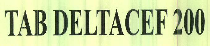 TAB DELTACEF 200 logo