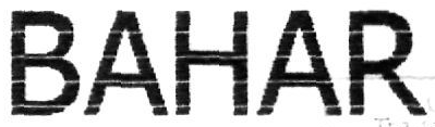 BAHAR logo