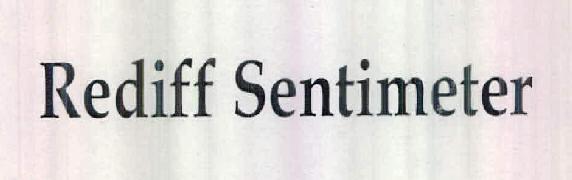 Rediff Sentimeter logo