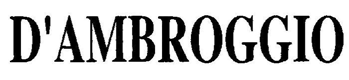 D'AMBROGGIO logo