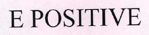 E POSITIVE logo