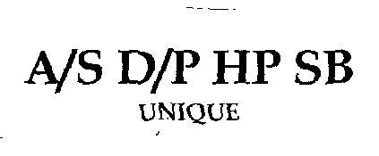 A/S D/P HP SB | UNIQUE logo