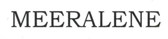 MEERALENE logo