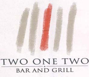 TWO ONE TWO BAR AND GRILL logo