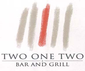 TWO ONE TWO BAR AND GRILL logo