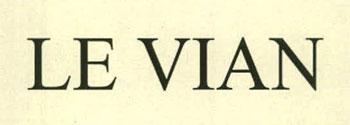 LE VIAN logo