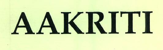 AAKRITI logo