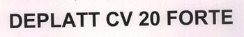 DEPLATT CV 20 FORTE logo