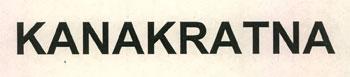 KANAKRATNA logo