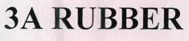3A RUBBER logo