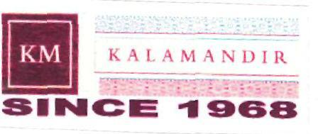 KM KALA MANDI R SINCE 1968 logo