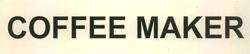 COFFEE MAKER logo