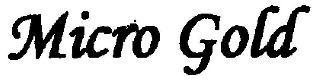 Micro Gold logo