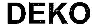 DEKO logo