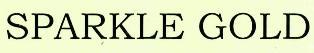 SPARKLE GOLD logo