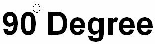 90 Degree logo