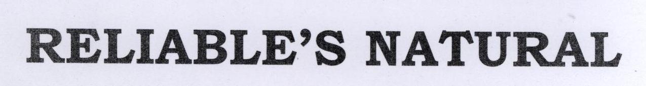 RELIABLE’S NATURAL logo