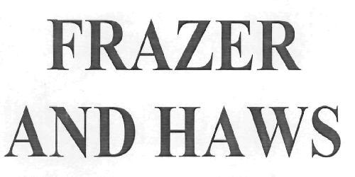 FRAZER AND HAWS logo