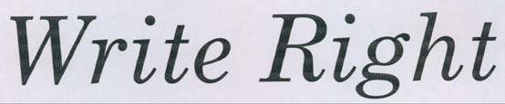 Write Right logo