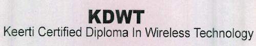 KDWT Keerti Certified Diploma In Wireless Technology logo