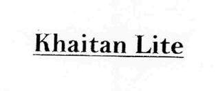 Khaitan Lite logo
