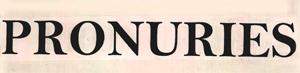 PRONURIES logo