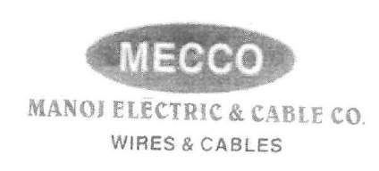 MANOS ELECTRIC & CABLE CO. WIRES & CABLES logo