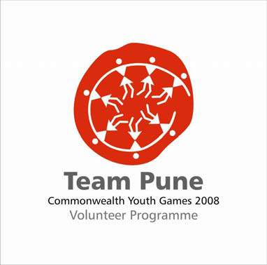 Team Pune Commonwealth Youth Games 2008 Volunteer Programme logo