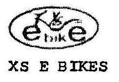 XS E BIKES logo