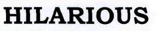 HILARIOUS logo