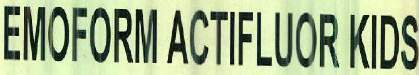EMOFORM ACTIFLUOR KIDS logo