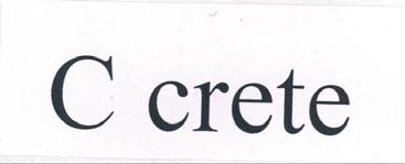 C crete logo