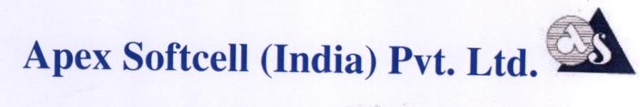 Apex Softcell (India) Pvt. Ltd. cA logo