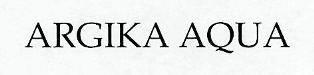 ARGIKA AQUA logo