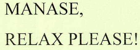 MANASE, RELAX PLEASE! logo