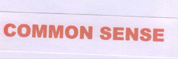 COMMON SENSE logo