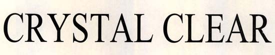 CRYSTAL CLEAR logo