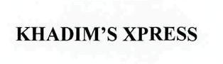 KHADIM’S XPRESS logo