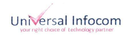 Universal Infocom your neht choice of technology partner logo